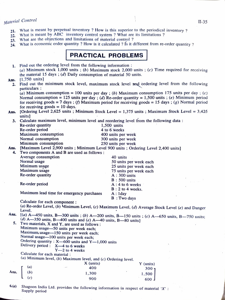 Material Control and Inventory Management | PDF | Inventory | Financial ...
