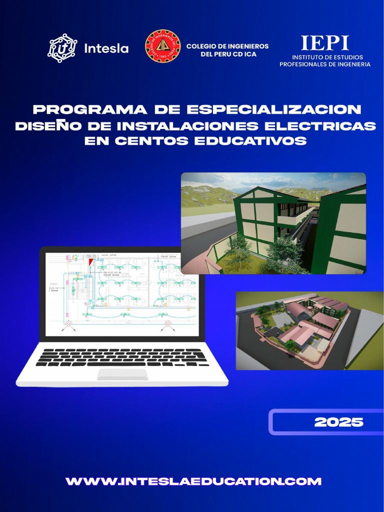 Brochure Diseño de II - Ee en Centros Educativos - Intesla 2025 | PDF