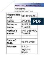 Registratio N-Id Name Father's Name Mother's Name Date of Birth Address