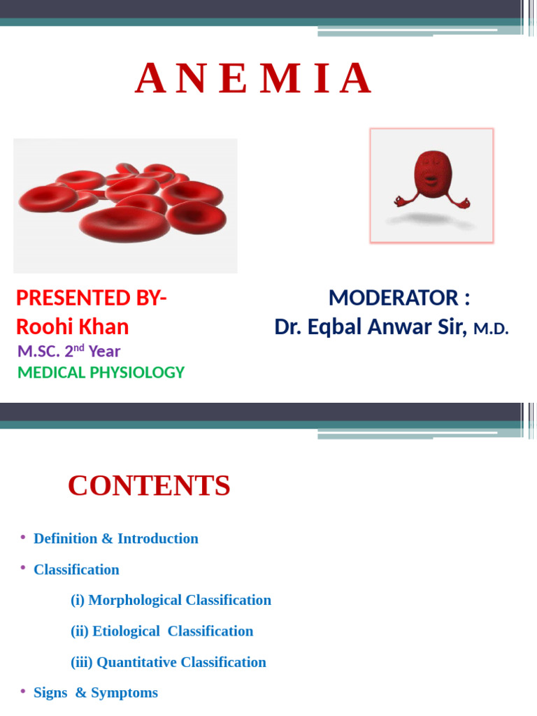 Understanding Anemia: Types and Symptoms | PDF | Anemia | Hematology