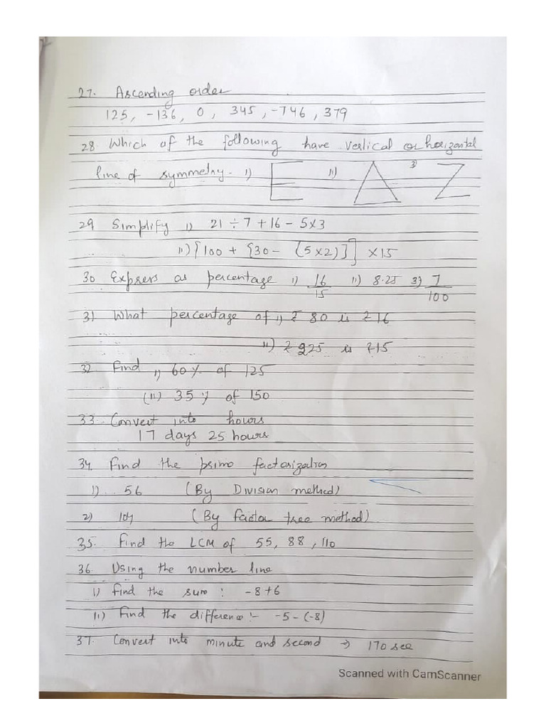 Math Assignment | PDF