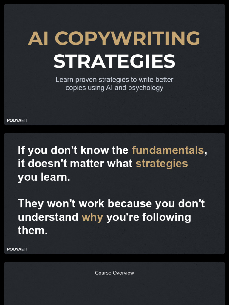 AI Copywriting Strategies | PDF | Artificial Intelligence ...