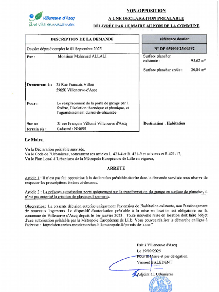 Arrete Decision 1 1 | PDF