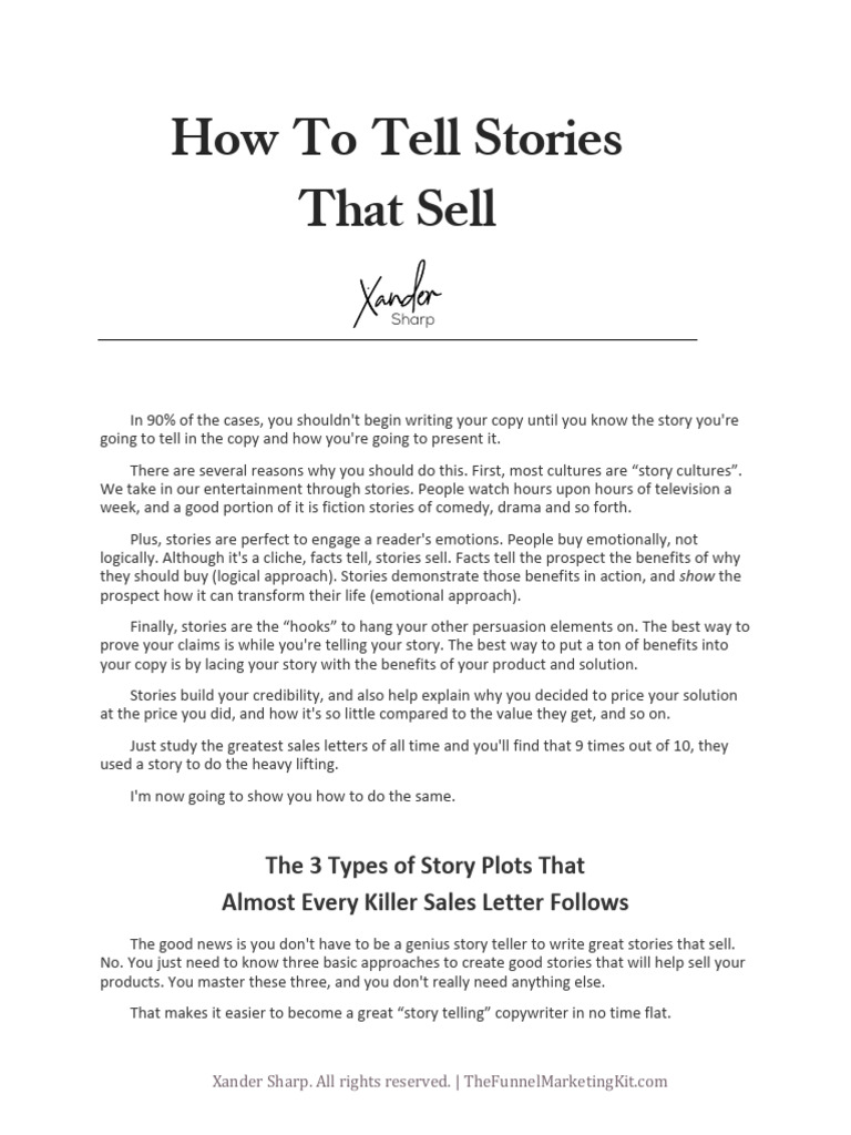 MODULE 3 - How To Tell Stories in Your | PDF | Dog Food
