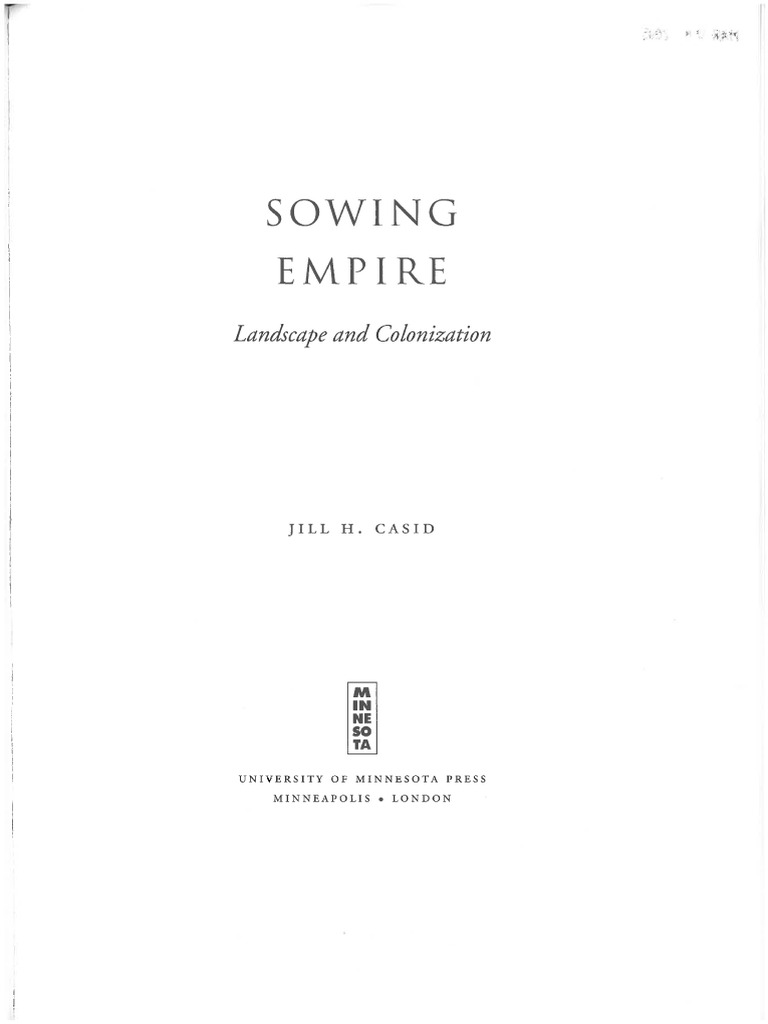 Casid - Countercolonial Landscapes | PDF