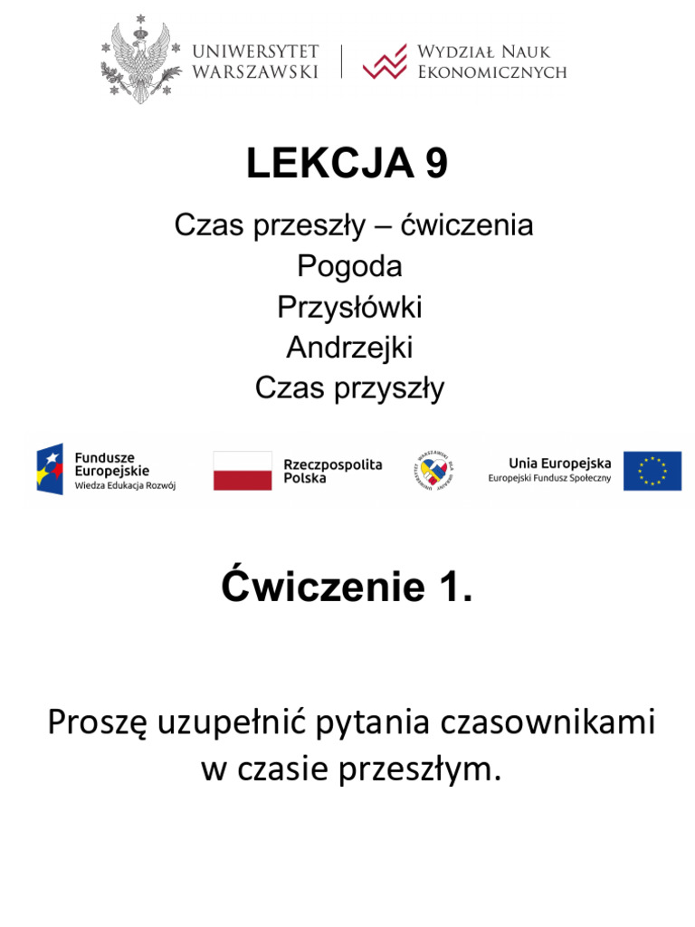 Lekcja 9 | PDF