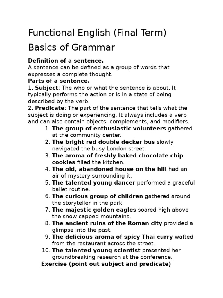 Understanding Functional English | PDF | Clause | Adverb