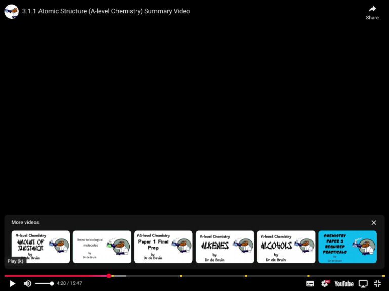 Aqa A Level Chemistry Atomic Structure - Google Search | PDF