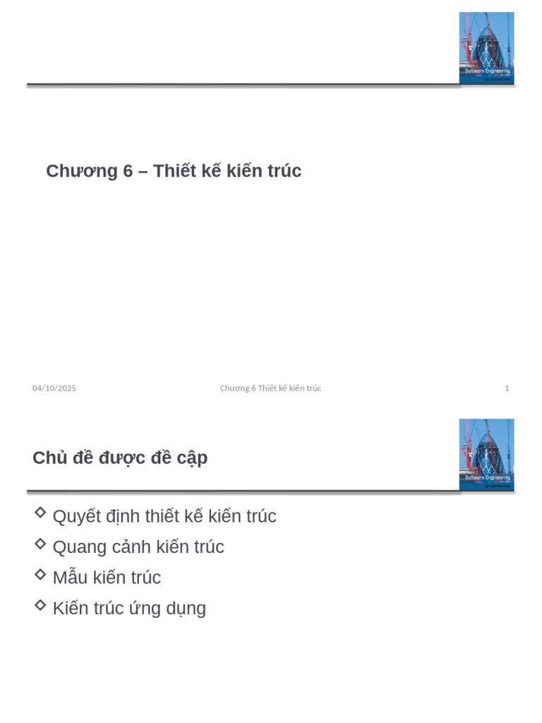 Ch6 Architectural Design | PDF