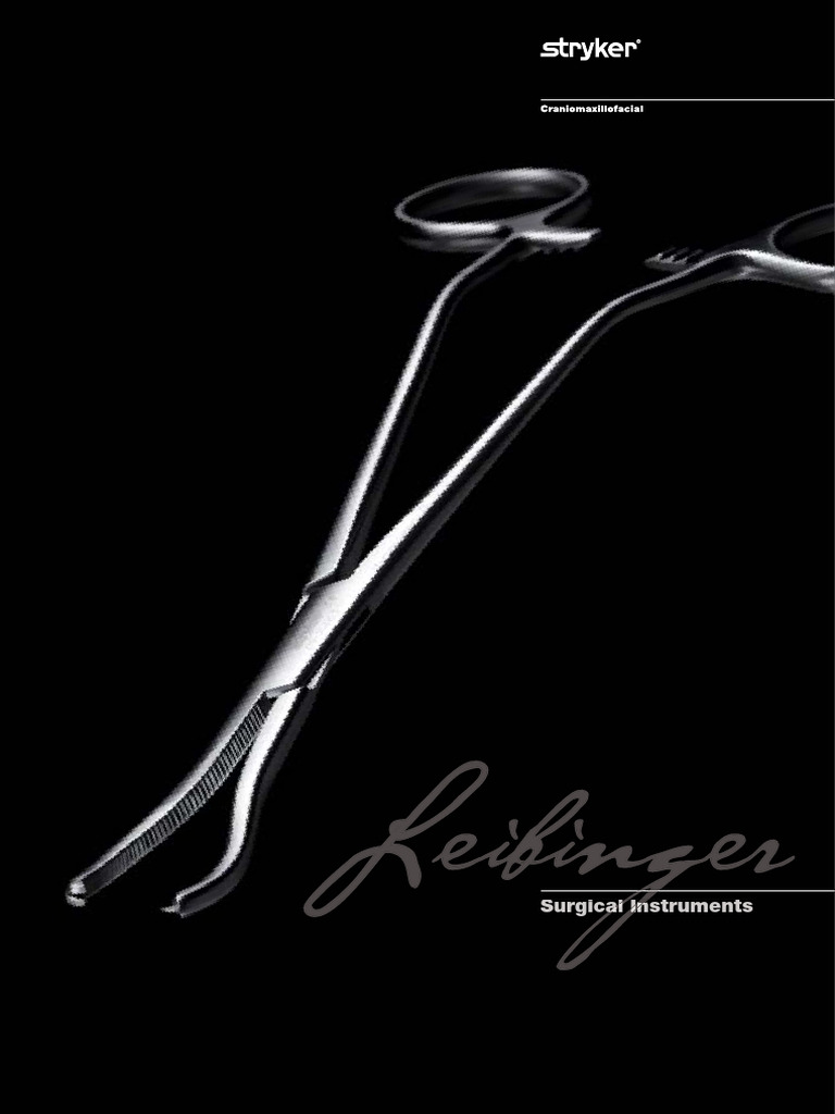 Stryker CranioMaxilloFacial Surgical Instruments | PDF | Oral And
