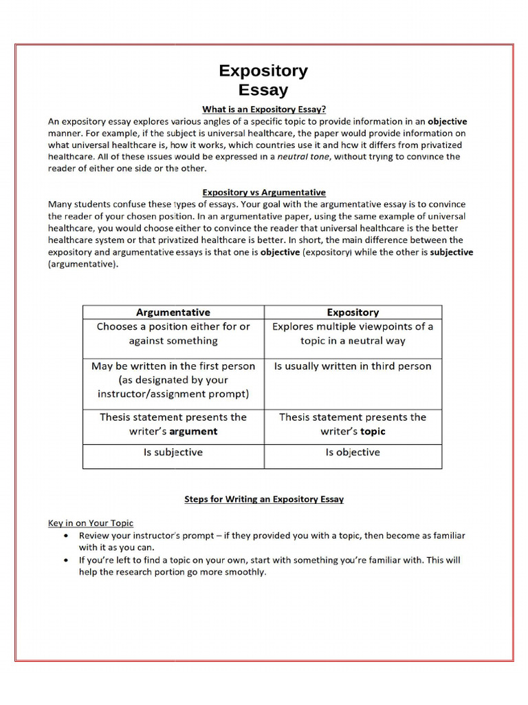 Expository PDF 1 | PDF