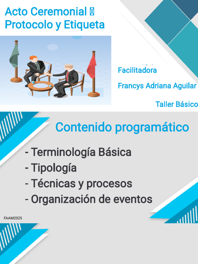 Taller de Protocolo y Etiqueta Básica | PDF | Etiqueta | Comportamiento