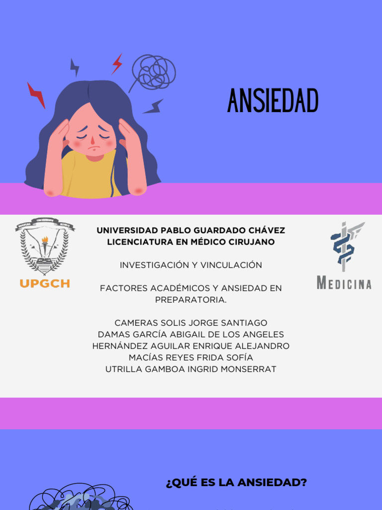 Estrés y Ansiedad en Estudiantes | PDF | Ansiedad | Estrés (biología)