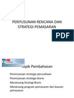 Penyusunan Rencana Dan Strategi Pemasaran