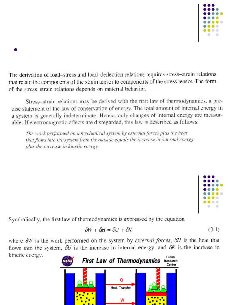 Stress-Strain and Thermodynamics in Mechanics | PDF | Elasticity ...