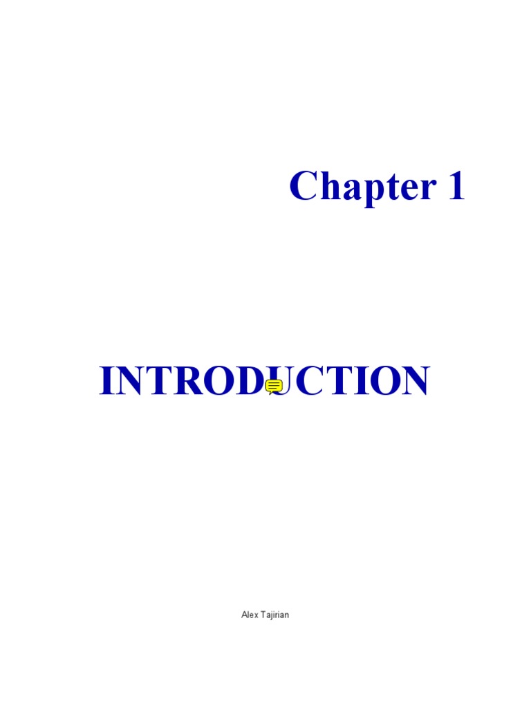 FM Ch1 Introduction | PDF