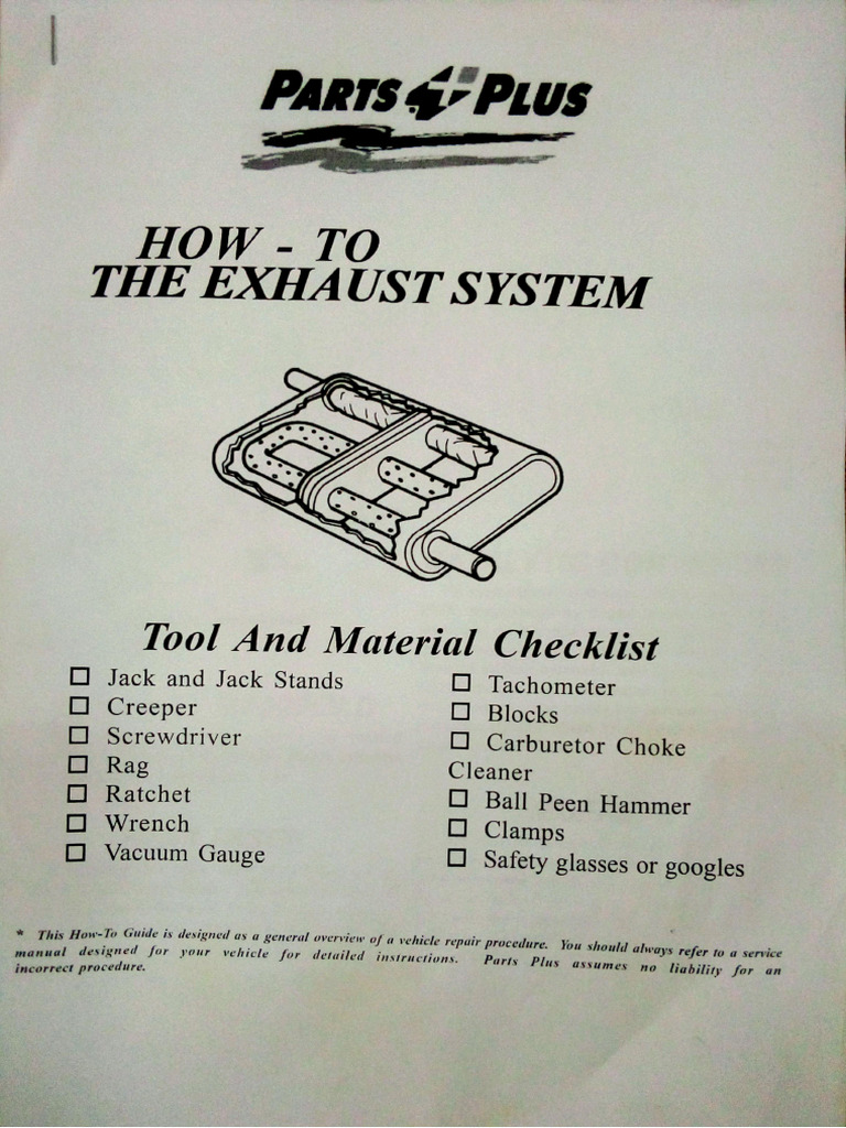 Exhaust System | PDF