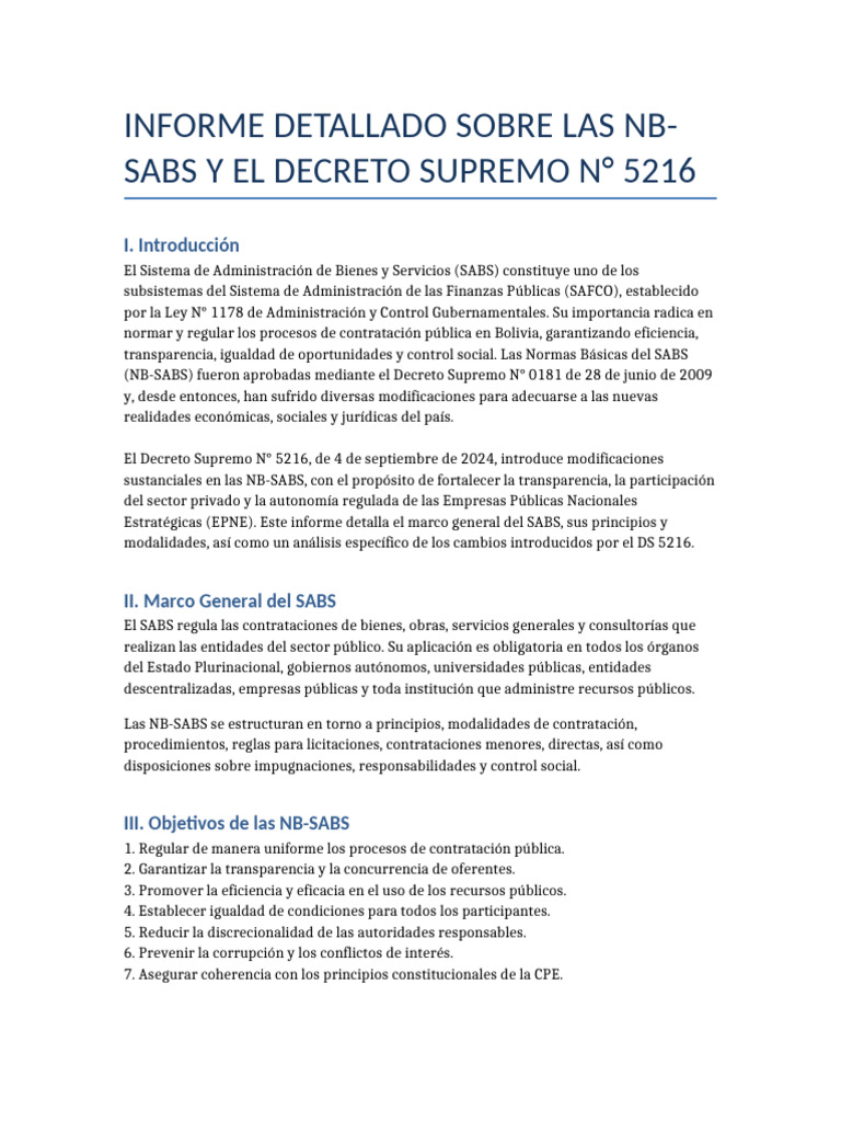 Cambios Clave en NB-SABS y DS 5216 | PDF | Empresa de propiedad estatal ...