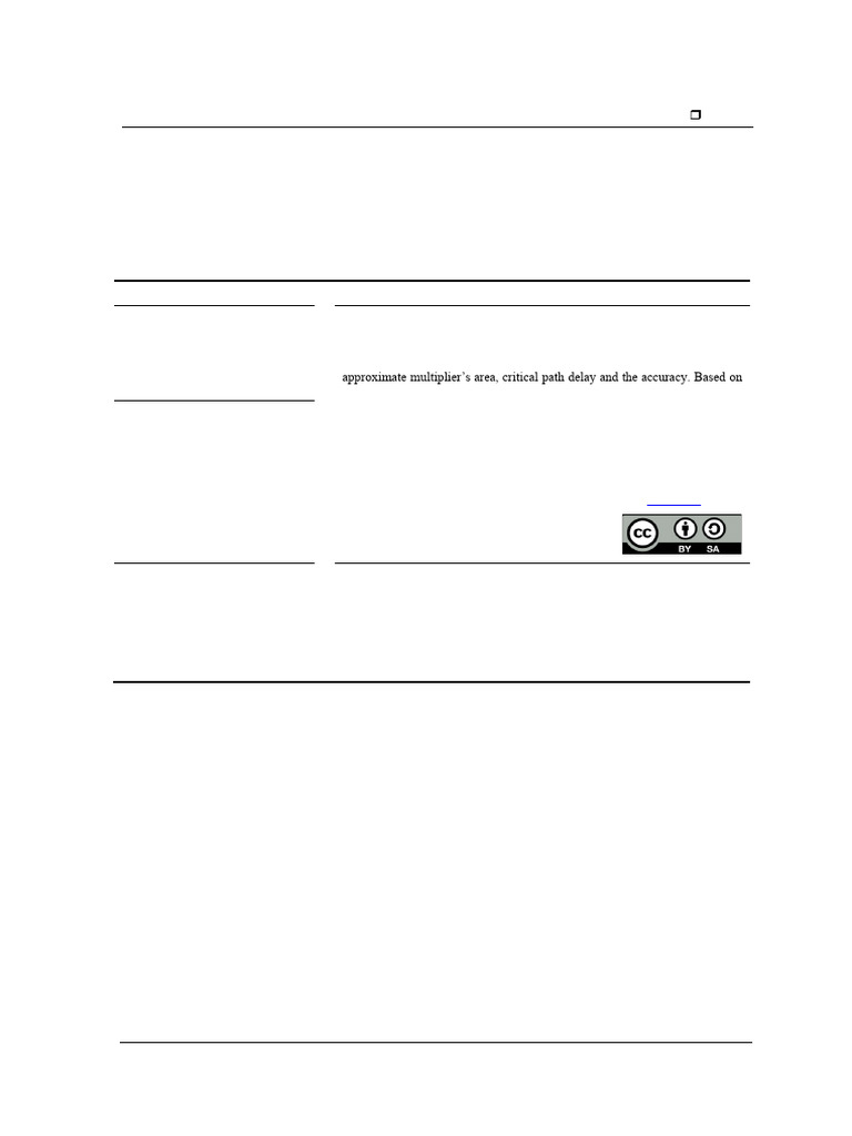 Approximate Multiplier in CNN MNIST | PDF | Computer Engineering ...