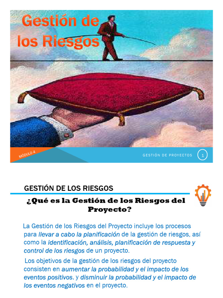 Gestión de Riesgos en Proyectos | PDF | Riesgo | Probabilidad