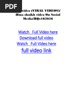 Hina Shaikh Video on Social Media!HQx105056 | PDF