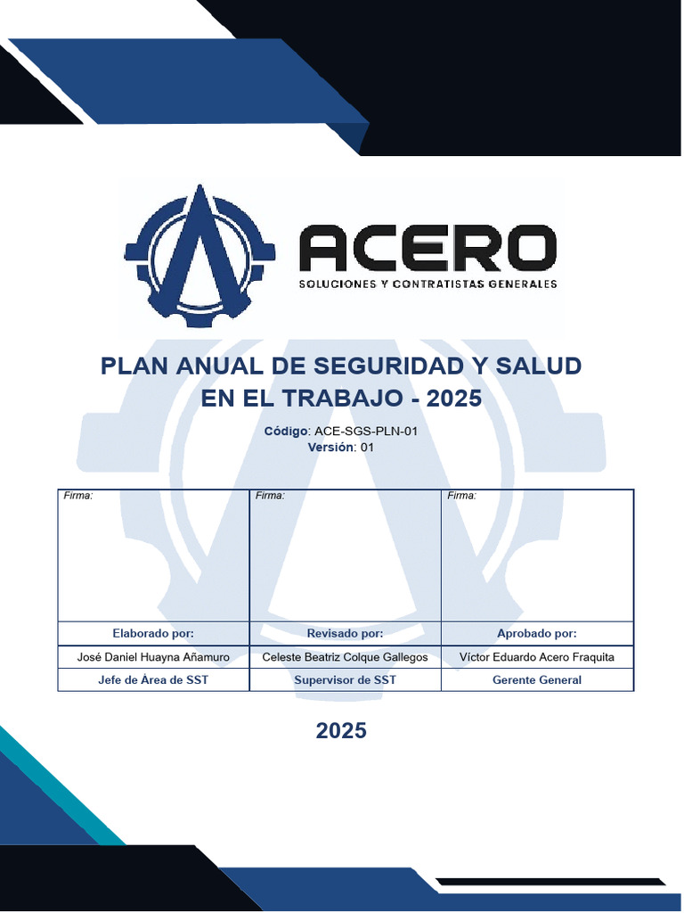 Plan Anual de SST - Passt | PDF | Seguridad y salud ocupacional | Business