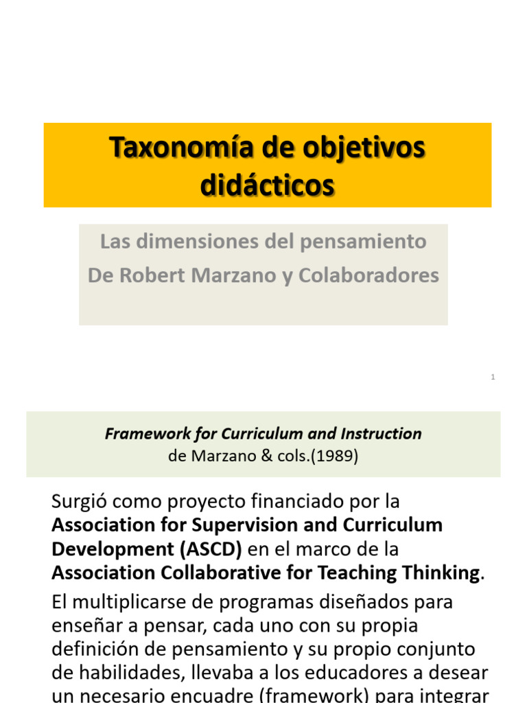 Dimensiones del Pensamiento en Educación | PDF | Plan de estudios ...