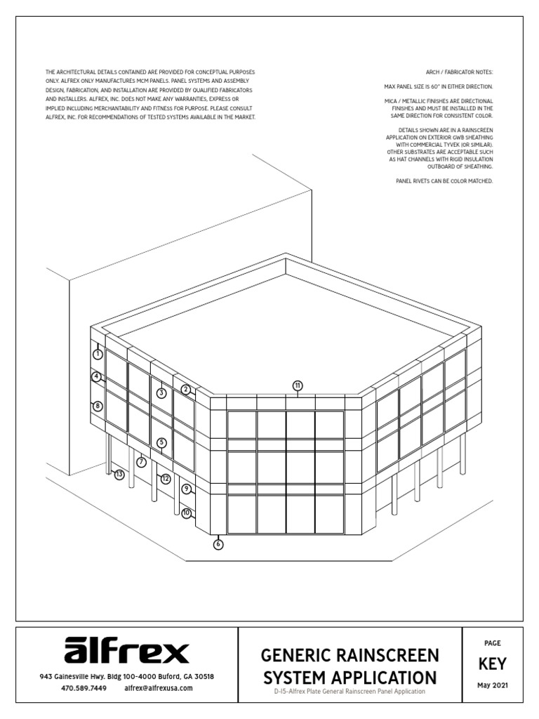 D 15 Alfrex Plate General Rainscreen Panel Application | PDF ...