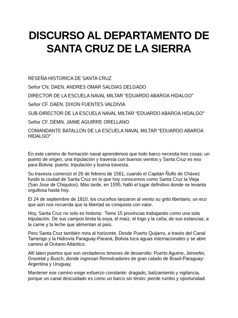 Historia y Cultura de Santa Cruz, Bolivia | PDF | Bolivia | Alimentos