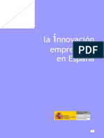 Innovación empresarial en España(Es)/ Business innovation in Spain(Spanish)/ Berrikuntza enpresariala Espainian(Es)