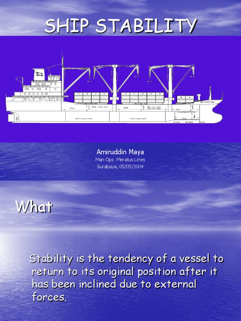 Understanding Ship Stability Factors | PDF | Shipbuilding | Continuum ...