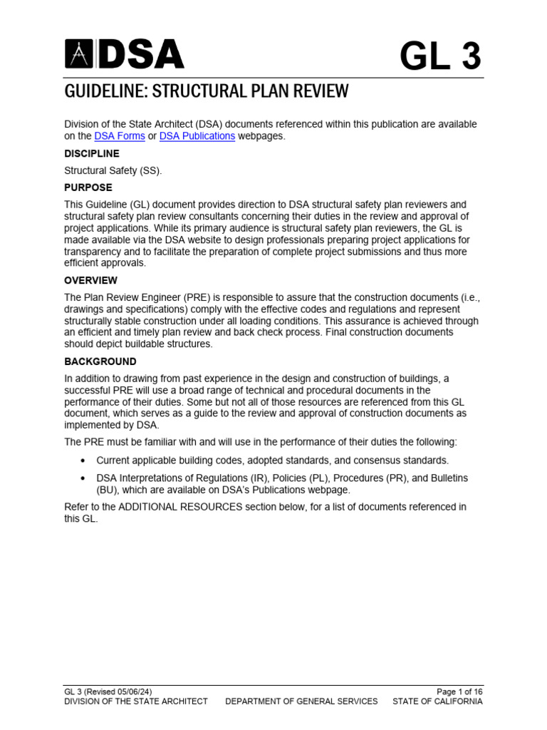 Structural Plan Review Guidelines | PDF | Specification (Technical ...