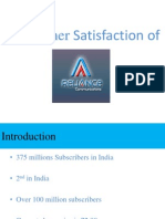 Reliance Consumer Satisfaction Survey India Mobile Broadband FWP HSDC