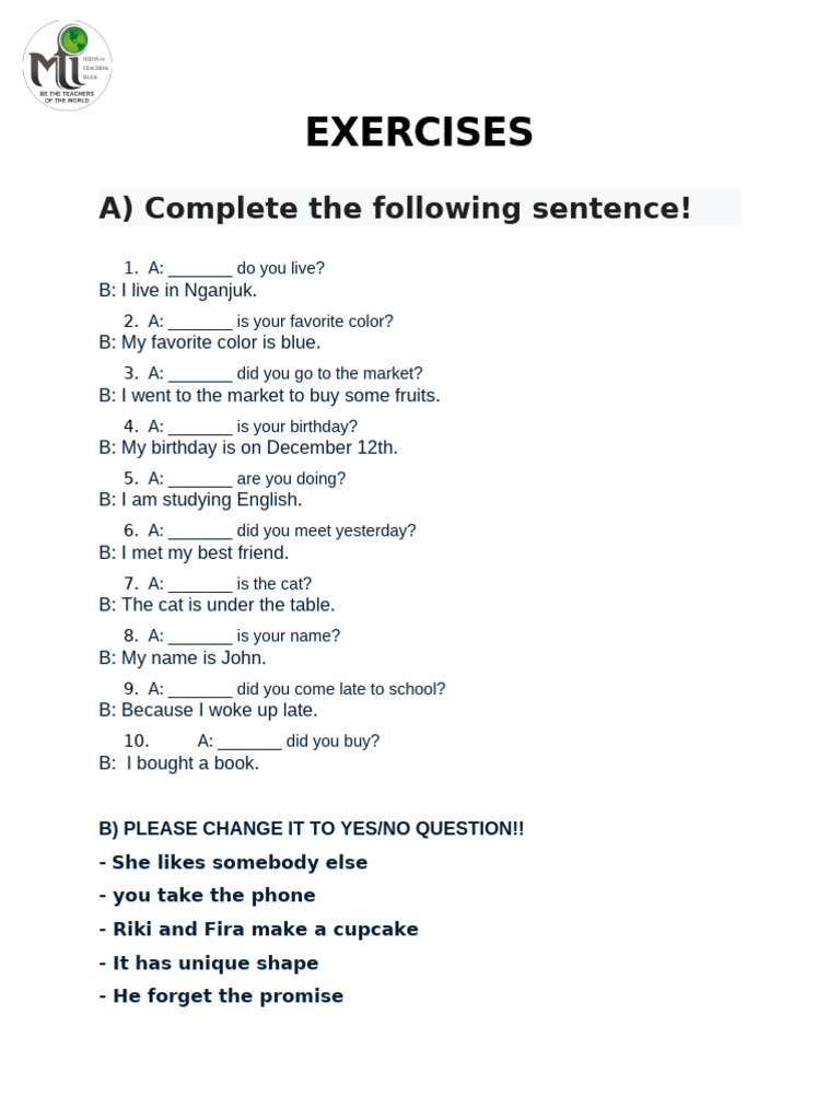 Mti Examination | PDF