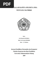 Download Matriks terbaru by Didik Utomo SN92813836 doc pdf