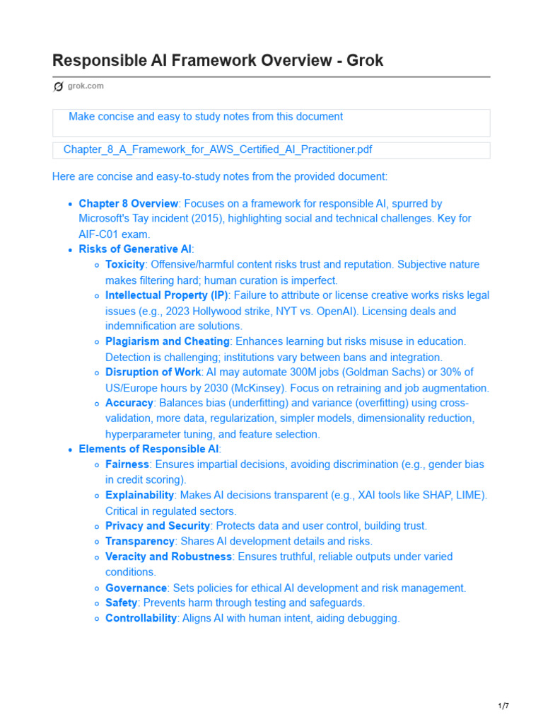 Responsible AI Framework Insights | PDF | Artificial Intelligence ...