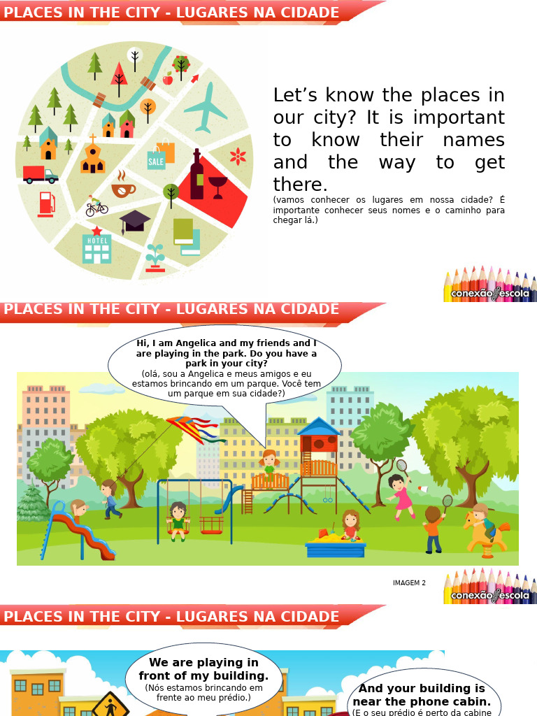 5º Ano - Places in The City | PDF