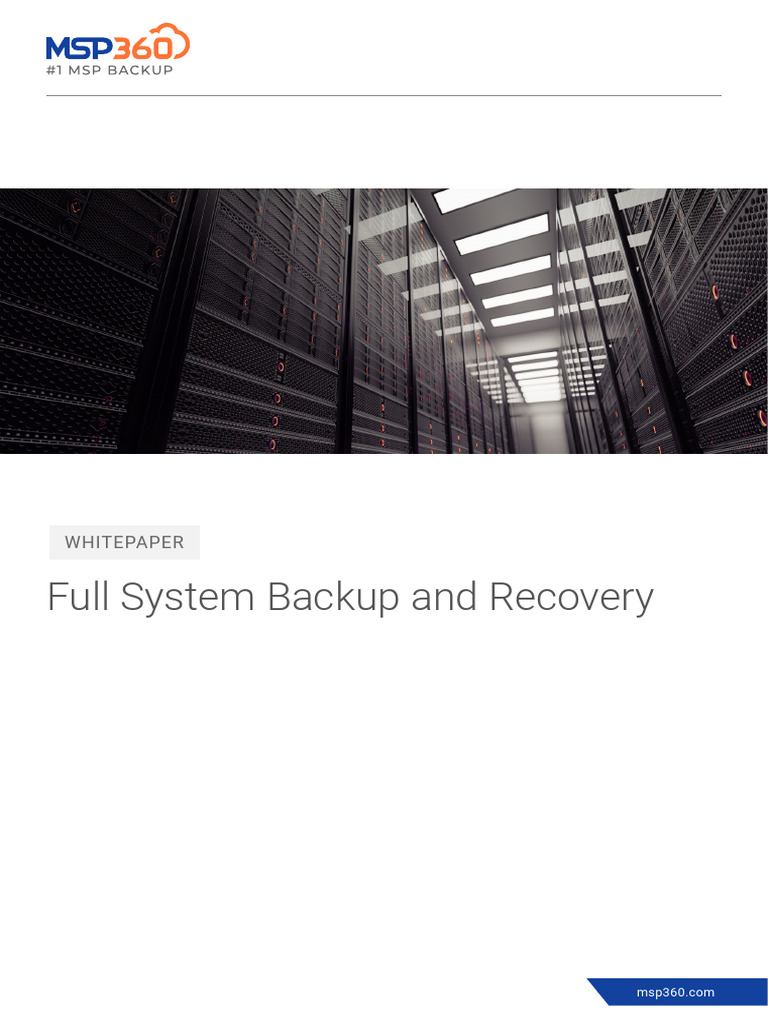 Windows System Backup & Recovery Guide | PDF | Backup | Data Management