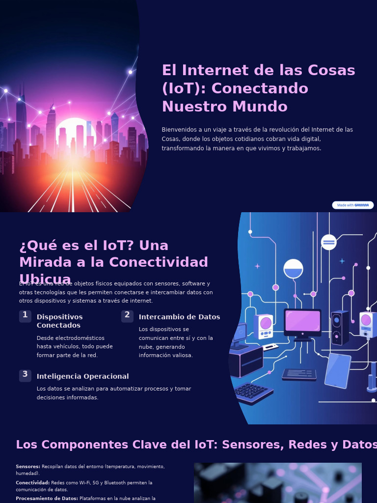 El Internet de Las Cosas IoT Conectando Nuestro Mundo | PDF | Internet ...