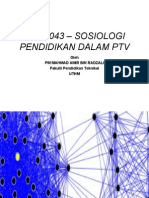 Mbe1043 - Sosiologi Pendidikan Dalam PTV