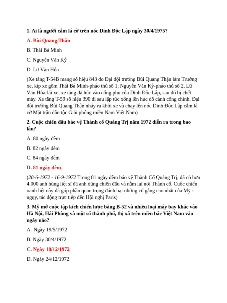 10 câu hỏi lsd | PDF