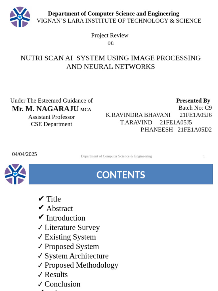 Nutri Scan AI for Vitamin Deficiency Detection | PDF | Deep Learning ...