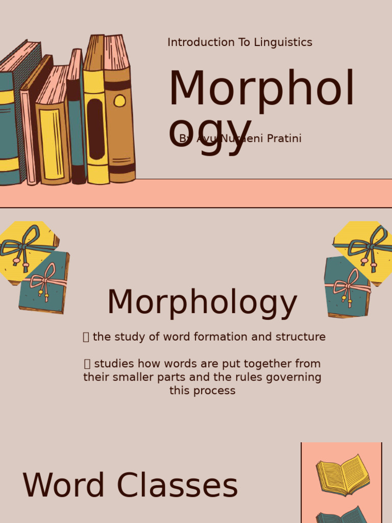 Introduction to Morphology in Linguistics | PDF