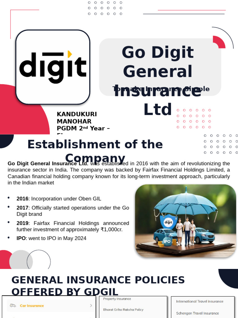 General Insurance - Assignment | PDF