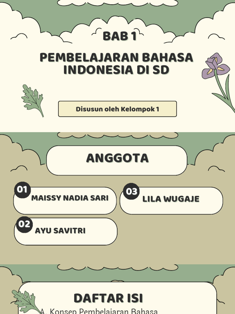 Pembelajaran Bahasa Indonesia di SD | PDF