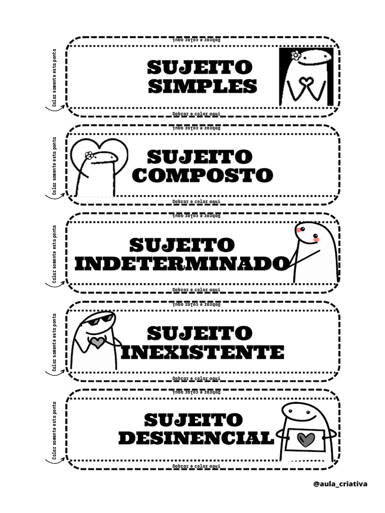 Tipos de Sujeito na Língua Portuguesa | PDF | Assunto (gramática ...