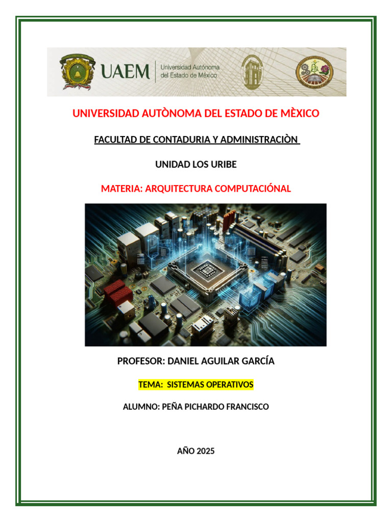 Sistemas Operativos | PDF | Sistema operativo | Hardware de la computadora