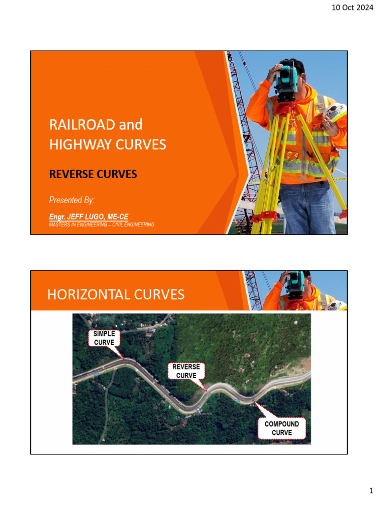 Understanding Reverse Curves in Engineering | PDF | Curvature ...