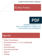 SM-VI (SDP-II) Key Points: Mr. Vinod Pillai (M) 9909023599