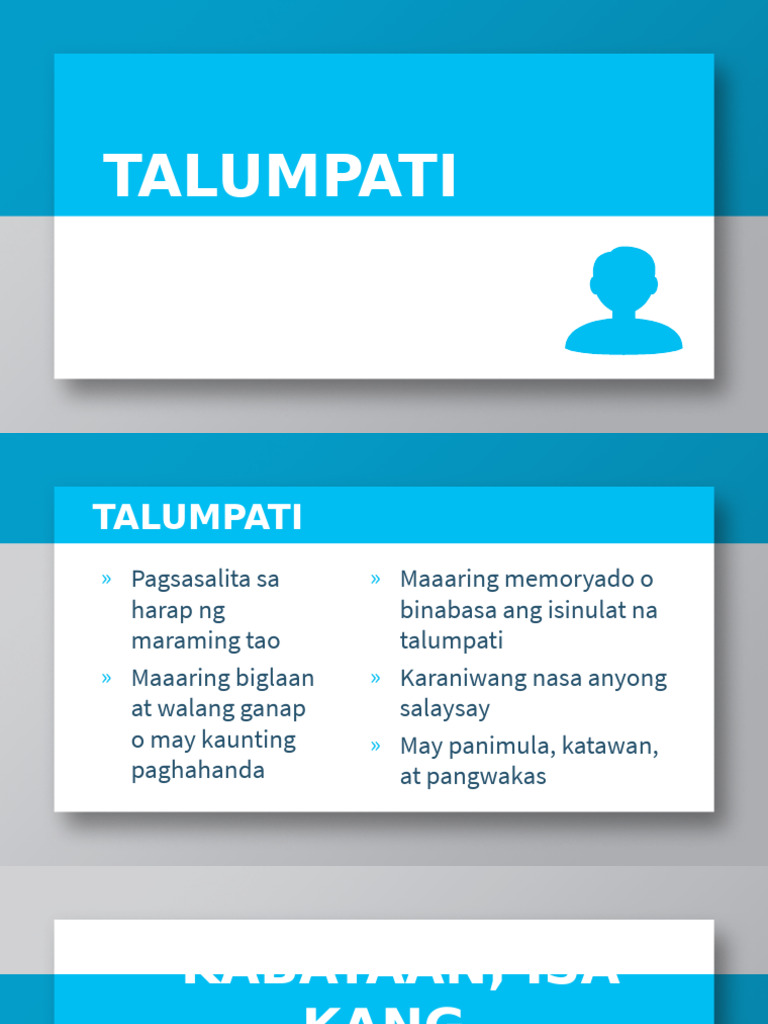 Talumpati p.213 | PDF